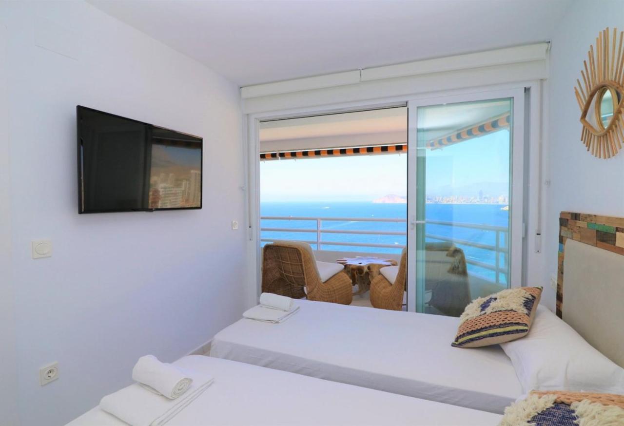 Luxurious 2-Bedroom Apt With Stunning Views, 1St Line On Levante Beach, 貝尼多姆 外观 照片