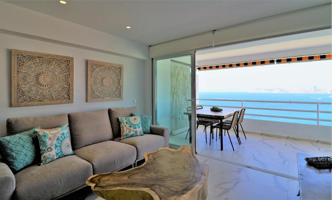 Luxurious 2-Bedroom Apt With Stunning Views, 1St Line On Levante Beach, 貝尼多姆 外观 照片