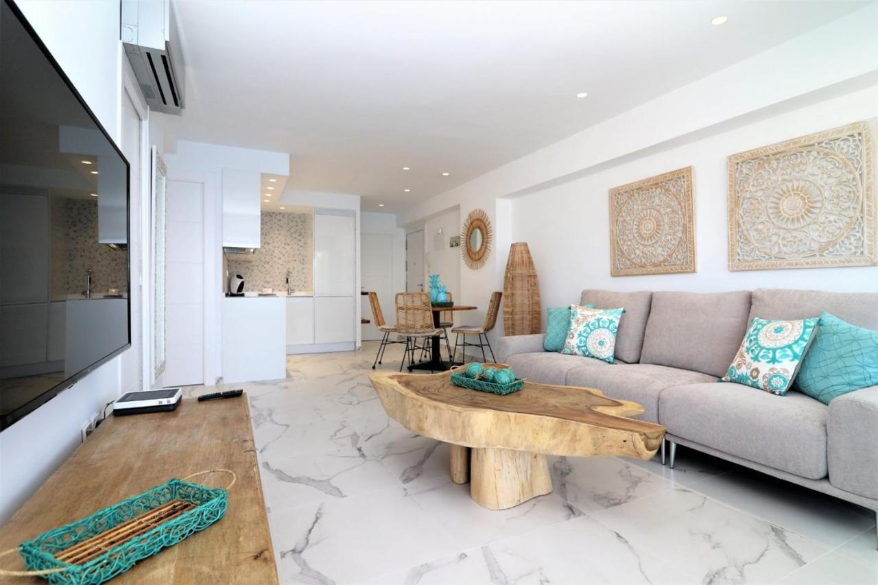Luxurious 2-Bedroom Apt With Stunning Views, 1St Line On Levante Beach, 貝尼多姆 外观 照片