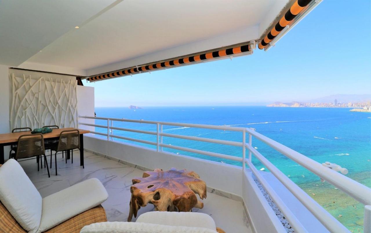 Luxurious 2-Bedroom Apt With Stunning Views, 1St Line On Levante Beach, 貝尼多姆 外观 照片